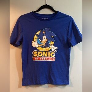 Sonic the Hedgehog Blue Boys' Short Sleeve Graphic Tee